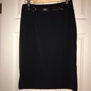 The Limited pencil skirt with zippered side slits